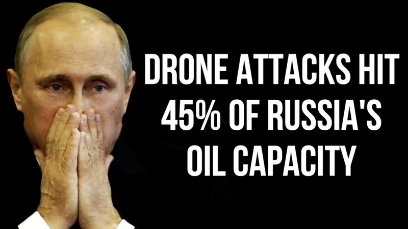 RUSSIA 45 of Oil Capacity Hit by Drone Attacks as Refineries Close Ukraine Targets Russian
