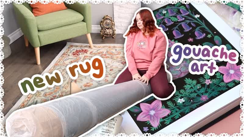 Gouache Frustrations, New Rug Product