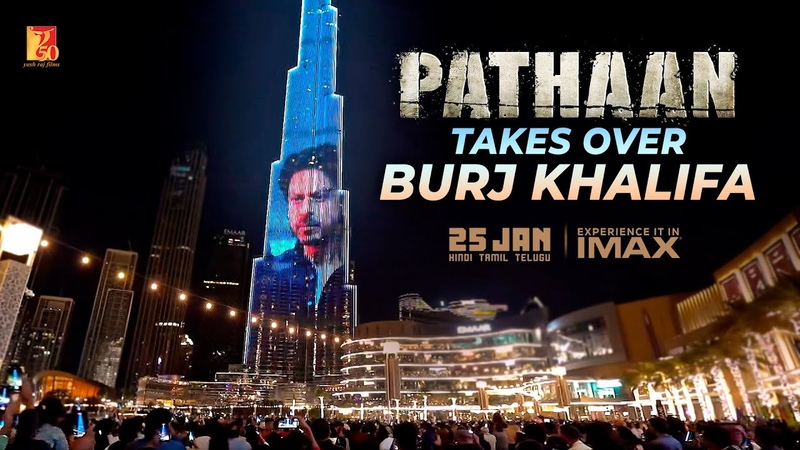 Pathaan takes over Burj Khalifa, Shah Rukh Khan, Siddharth Anand, In Cinemas on 25 Jan