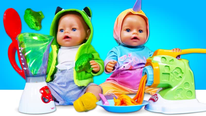 Еда для кукол БЕБИ БОН Весёлые игры Дочки Матери Смешные