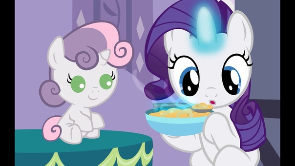 Spoonfeeding Sweetie Belle MLP Baby Comic