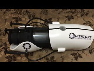 Portal gun from Portal game - Портальная пушка из игры Портал