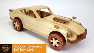 Making Datsun 280Z - Wooden toy DIY