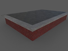 VR Platform Brk 3m Asph No Ramp