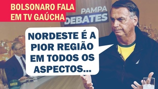 JURISTA ALERTA: PELA LEI, ISSO  RACISMO NA TV, BOLSONARO VOLTA A ATACAR O NORDESTE | Cortes 247