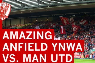Liverpool vs. Man United (2014/15) - Pre-match You'll Never Walk Alone at Anfield