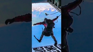 U.S. Air Force Special Forces Parajumpers |  Bering Sea Jump! #military #usa #shorts