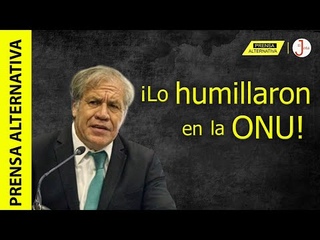 Viralizan video de Luis Almagro siendo abucheado en la ONU!