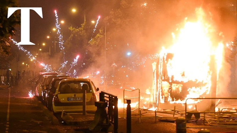 Riots in Paris suburb after teen driver is shot dead by