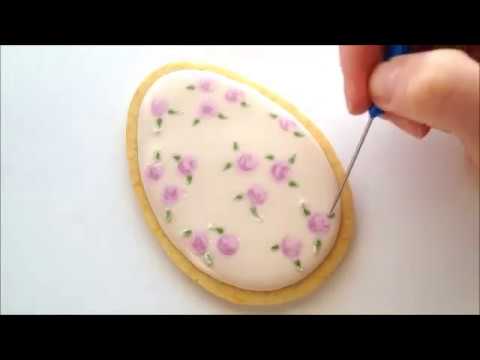 How to use the royal icing wet on wet technique on a