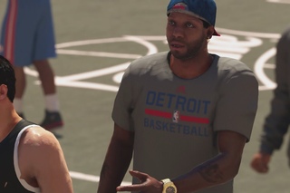 NBA 2K14 PS4 My Career - 1st Park Session! Patch Fixed the Mode!