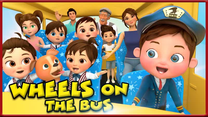 Wheels on the Bus ( Family Version) + More Nursery Rhymes Kids Songs, Banana