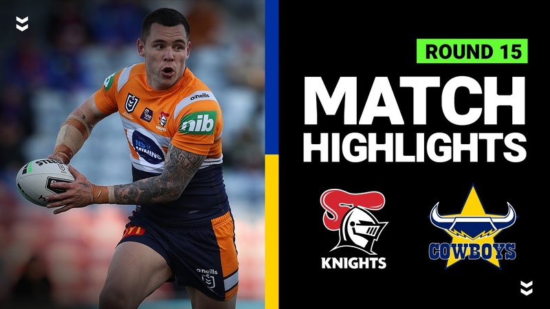 Knights v Cowboys, Round 15 2020, Telstra Premiership,