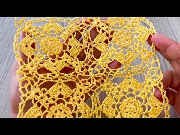 INCREDIBLE Crochet Blouse, Tunic, Shawl, Table and Bedspread Motif