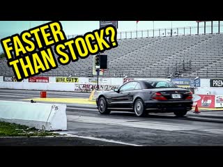I Drag Raced My $8,900 Mercedes-Benz SL55 AMG