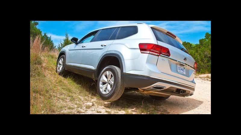 Тест Volkswagen Teramont Крутыми Спусками и