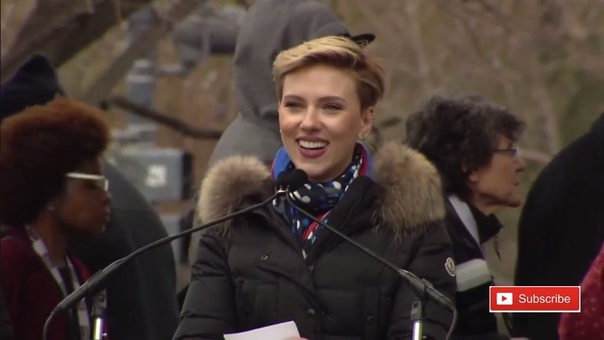 Scarlett Johansson Speech on Washington Anti Donald Trump