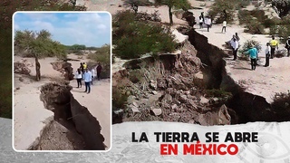Sorprendente! La Tierra se Abre en Dos en Mxico