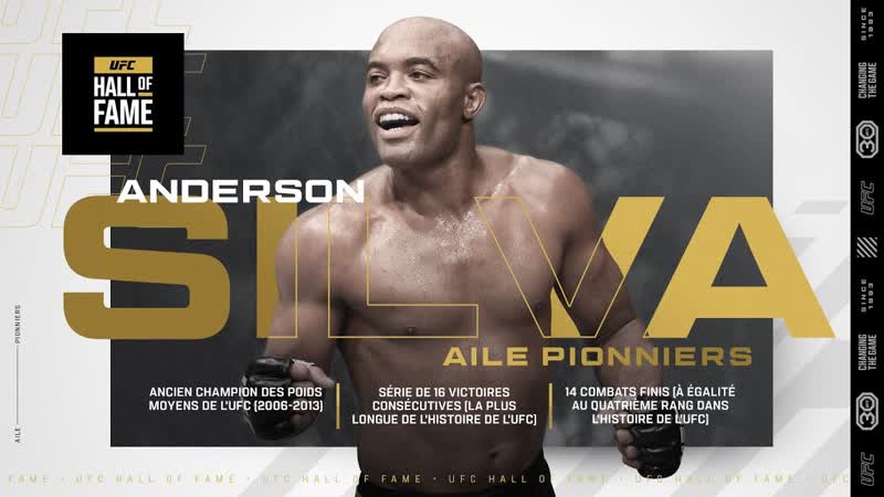 Anderson Silva Joins the UFC Hall of Fame, CLASS OF
