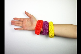 How to Loom Knit Bangles (DIY Tutorial)