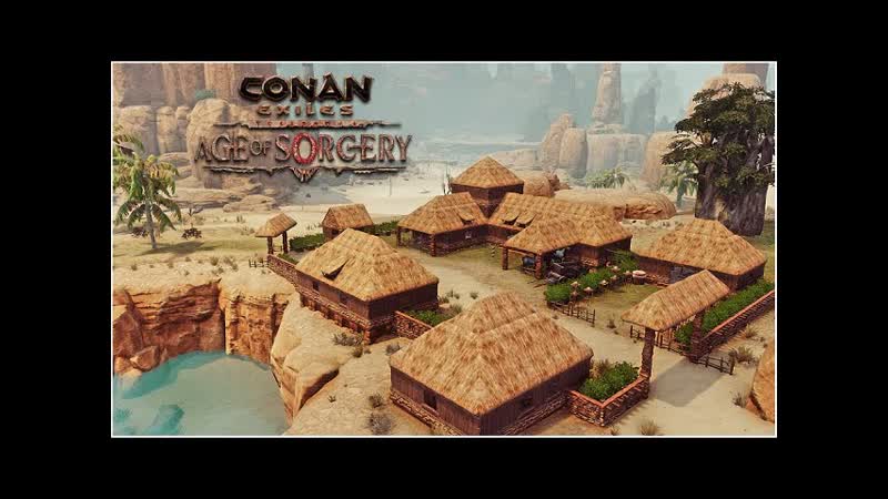 Conan Exiles Update 3. 0 age of sorcery how to build a simple beginner village. Battle pass