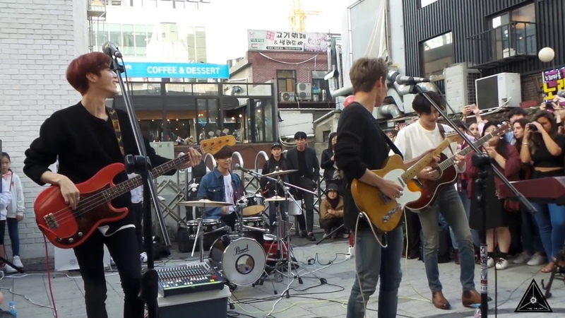 180928 The rose Busking in Hongdae