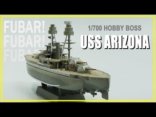 The most awful kit I have ever built - Hobby Boss 1/700 USS Arizona Part1