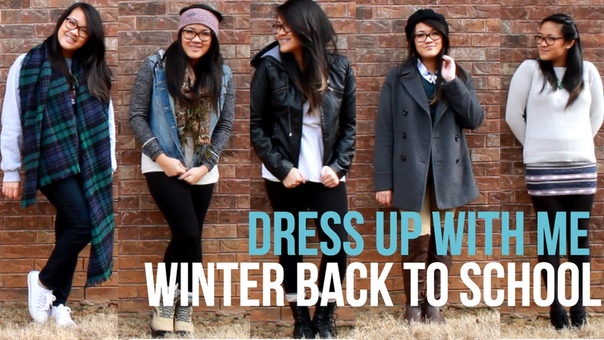 Dress Up with Me, Easy Winter Back to School Outfits