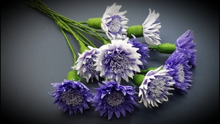 Beautiful Paper Sticky Gift Flower  Paper Craft DIY Paper Flowers Making for Home Decoration