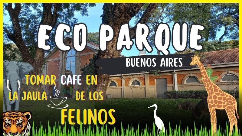 Increíble la Naturaleza en el, ecoparque de Buenos Aires TOME CAFE EN LA JAULA DE LAS FIERAS,