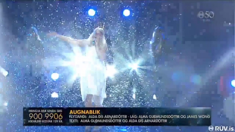 Alda Dís Arnardóttir Augnablik (Финалистка исландского