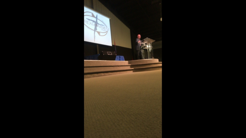 Pastor preaching a good