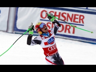 Lenzerheide 2014 - Slalom - Marcel Hirscher holt sich Slalomkristall
