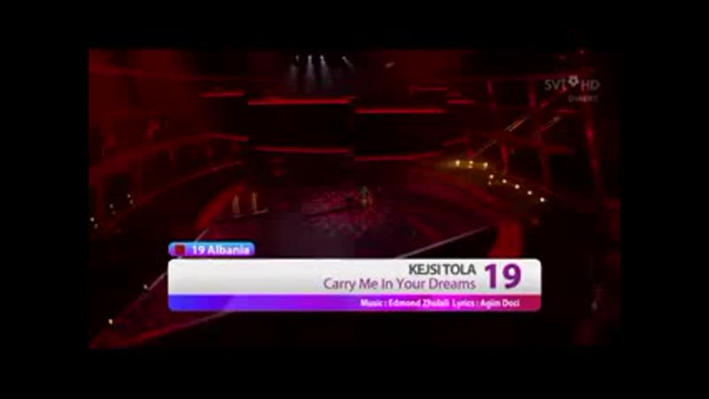 Kejsi Tola Carry Me In Your Dreams ( Albania