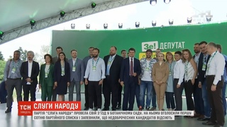 Слуга народу оприлюднила першу сотню партійного списку