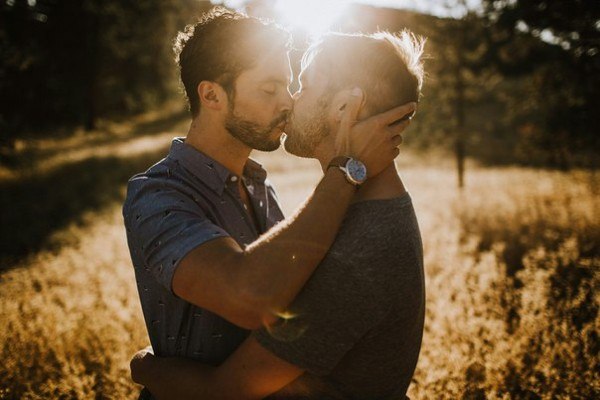 Gay man in photo
