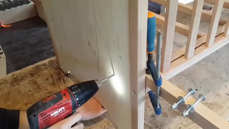 Детская кроватка своими