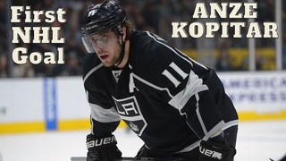 Anze Kopitar #11 (Los Angeles Kings) first NHL goal 06/10/2006 (Classic NHL)