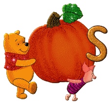 алфавит Винни-Пух и Пятачок с тыквой, image #18