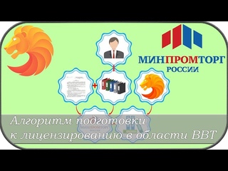 Алгоритм подготовки к лицензированию в области ВВТ