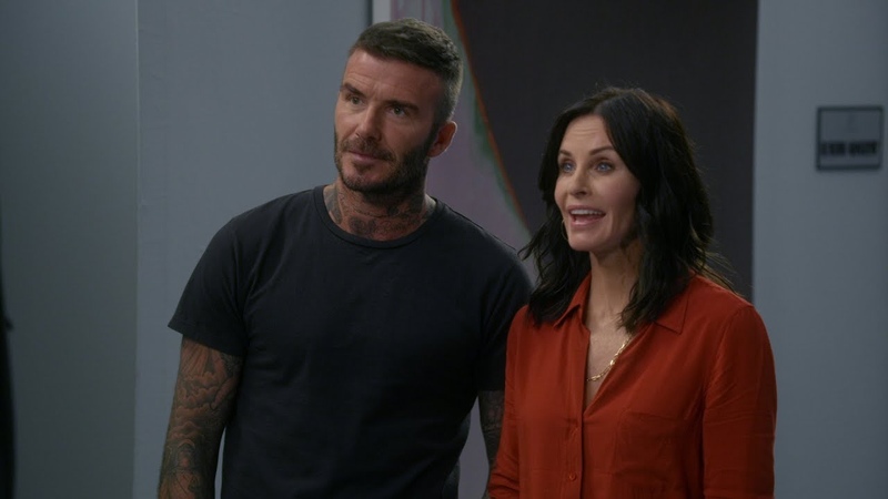 David Beckham and Courteney Cox Are Looking and Manny Modern