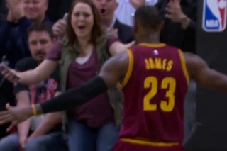 JR Smith Lobs it Up, LeBron James Throws it Down