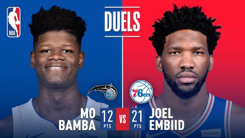 Mo Bamba vs Joel Embiid Battle Of The Bigs, 2018 NBA