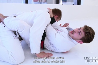 Exclusive Jiu-Jitsu - Cross Choke from the Closed Guard - Essence Of Jiu-Jitsu