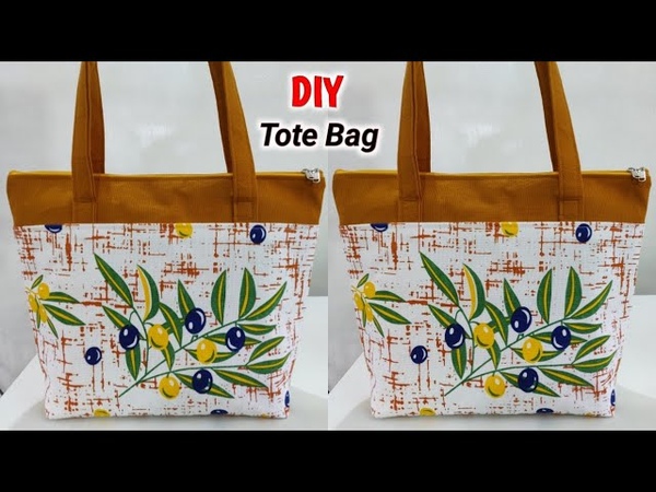 DIY Daily Tote Bag, Dont throw away your unused pillow case, you can transformed into a tote