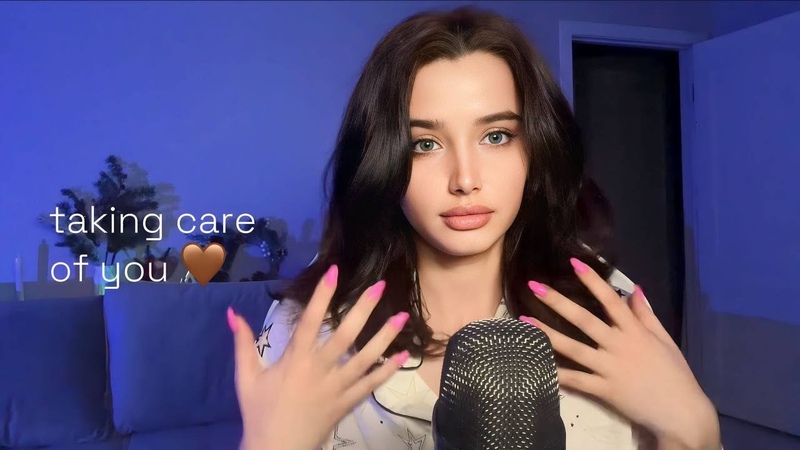 ASMR taking care of you before bed (skincare, scalp massage,