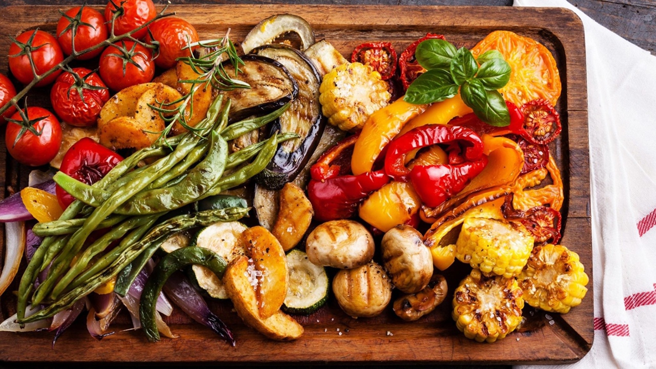 Овощи гриль ресторан Овощи гриль ресторан