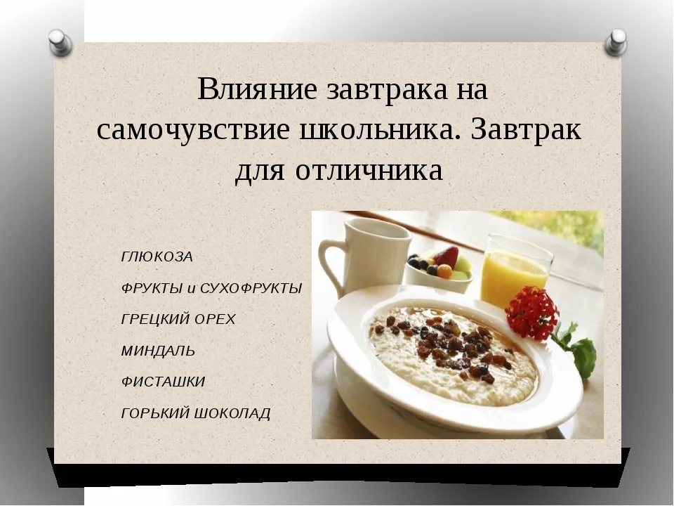 Воспитатель: Мельник Н.А. 08.09.2023г. 7:50 - 8:10 ЗАВТРАК. Важен ли завтрак? Пр