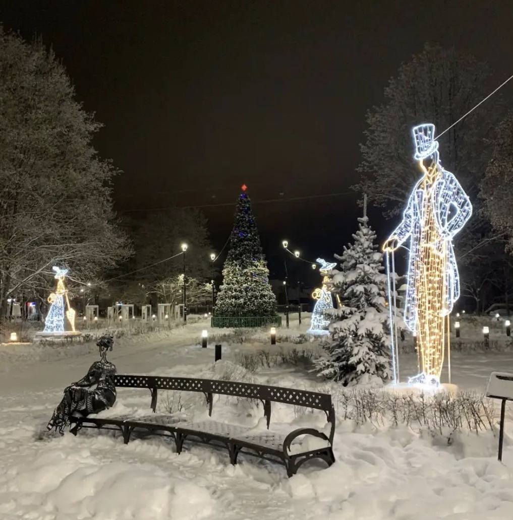 театральная площадь зимой