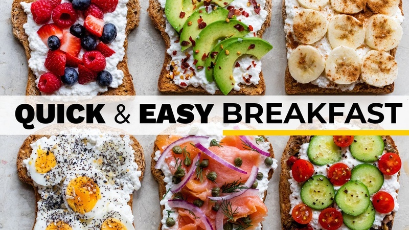 COTTAGE CHEESE BREAKFAST TOAST, easy, healthy recipe